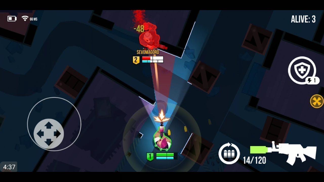 Gameplay in bullet mod apk