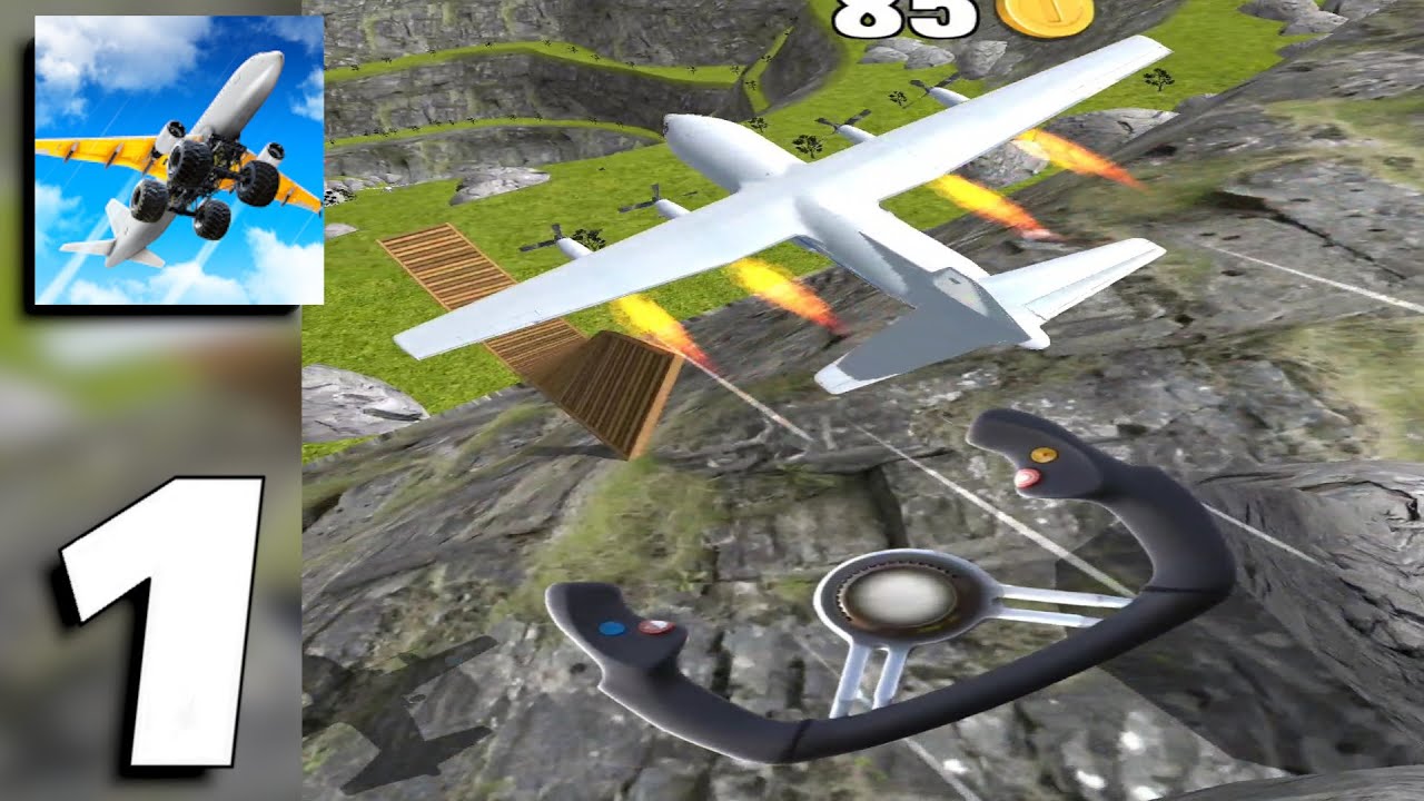 plane left the station in crazy landing mod apk