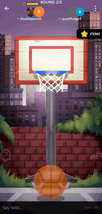basketball game screen