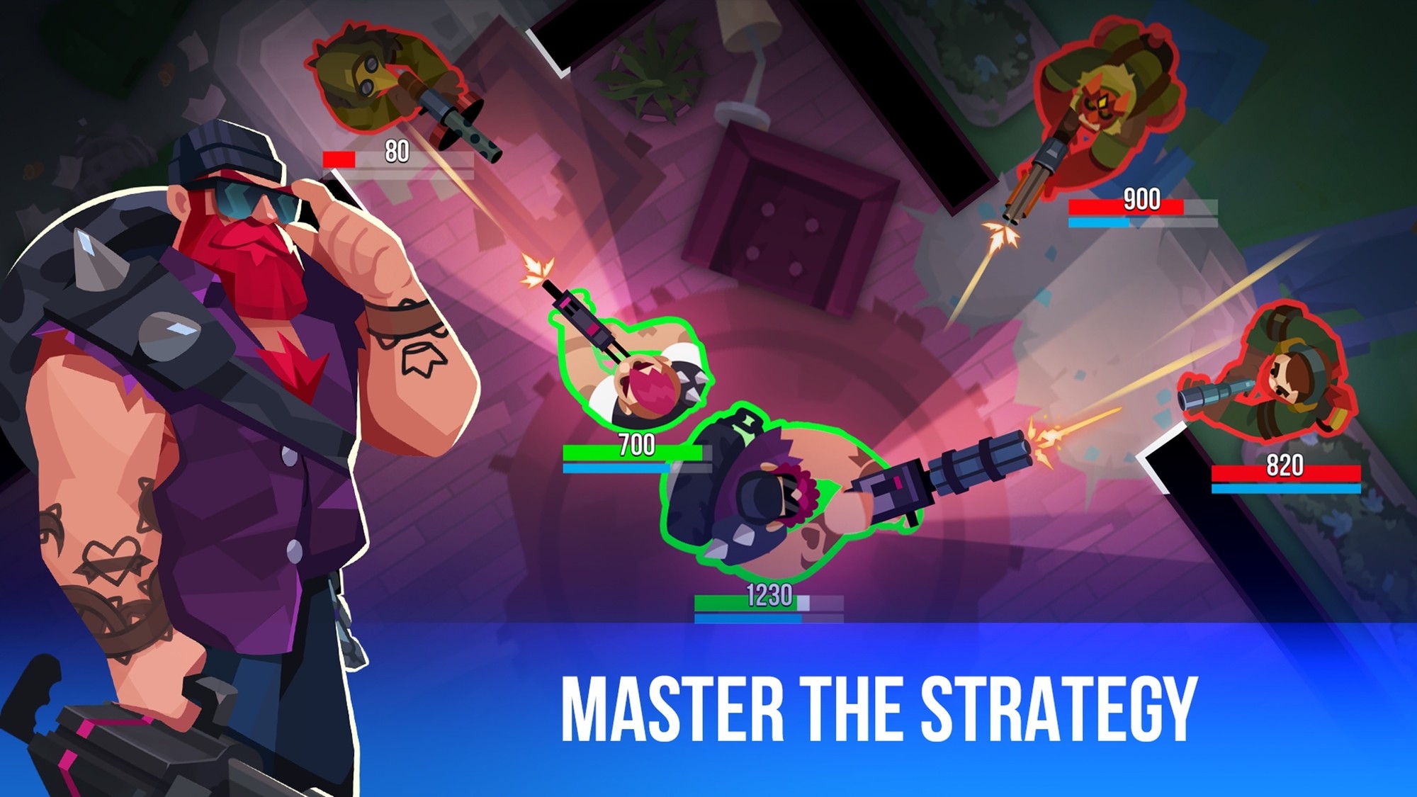 mater one strategy and you'll win in bullet echo mod apk