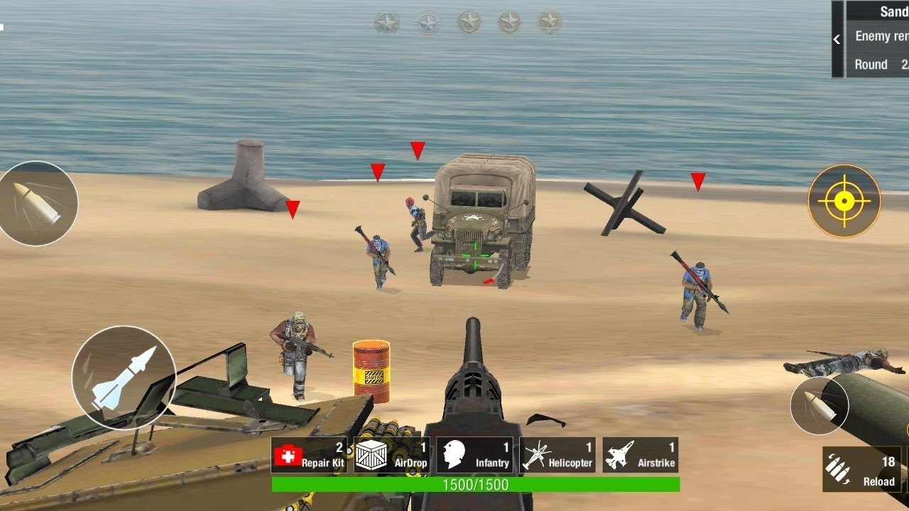 tanks and soldiers in battleground