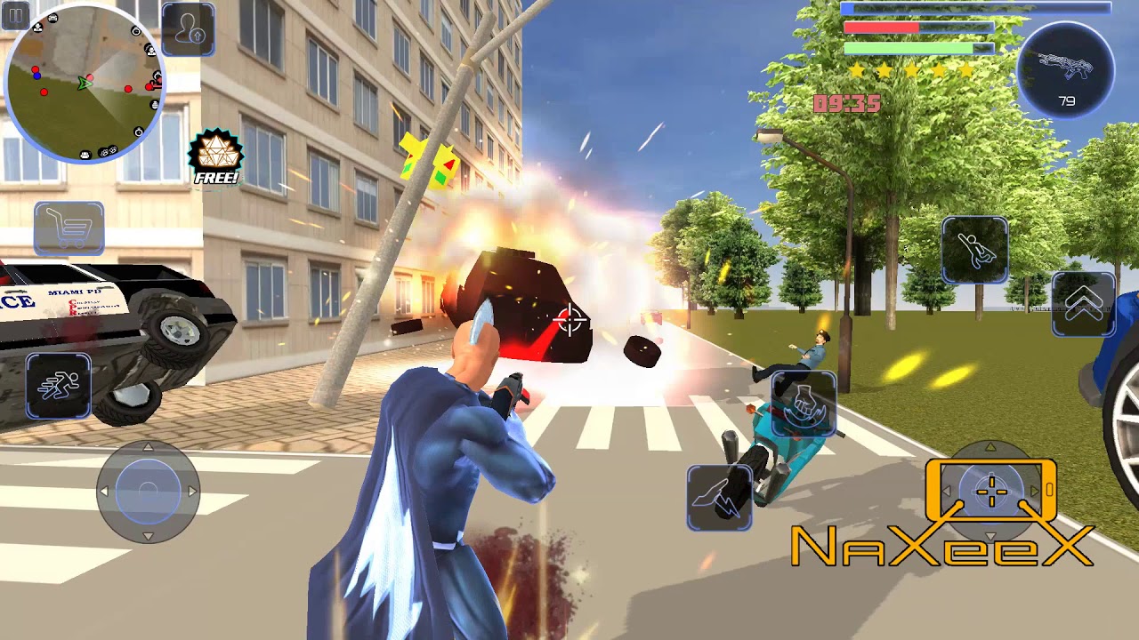 firing on gangster in Energy Joe mod apk