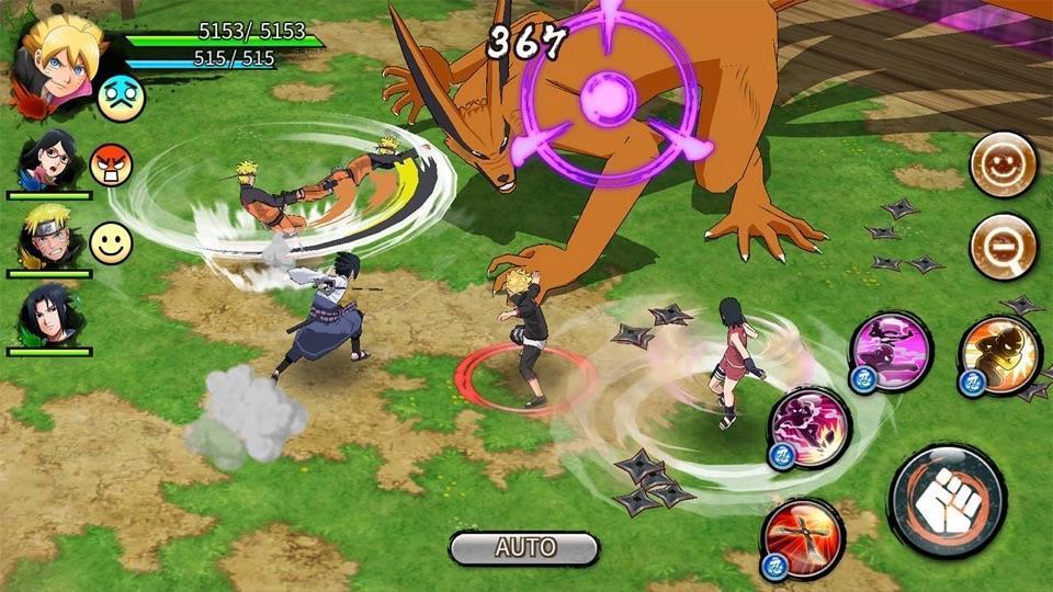 gameplay of Naruto X Boruto Ninja Voltage mod apk