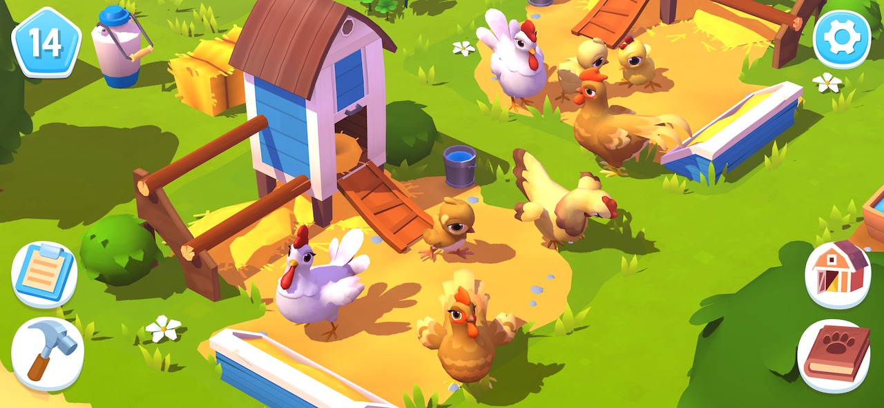 hens area in FarmVille 3