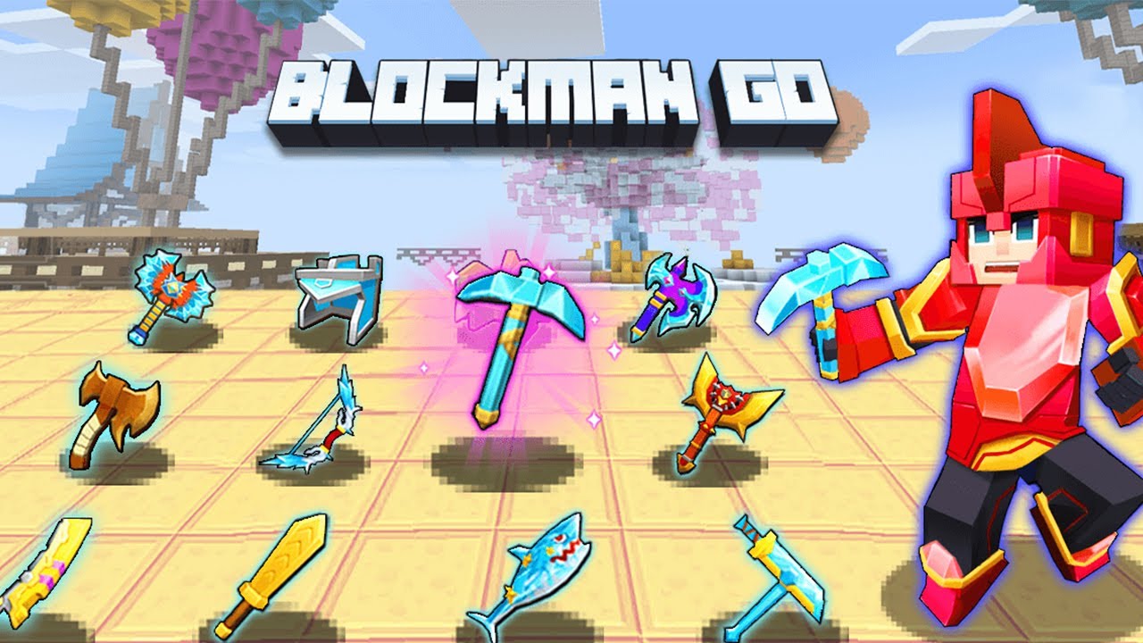 Blockman Go mod apk weapons