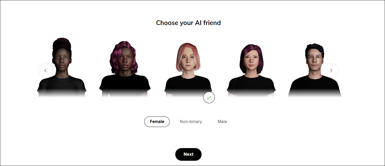 Choose your AI friend