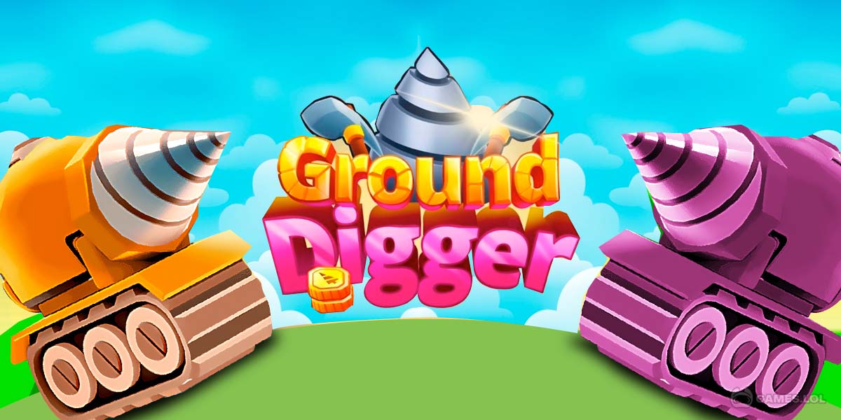 Welcome page of Ground Digger Lava Hole Drill