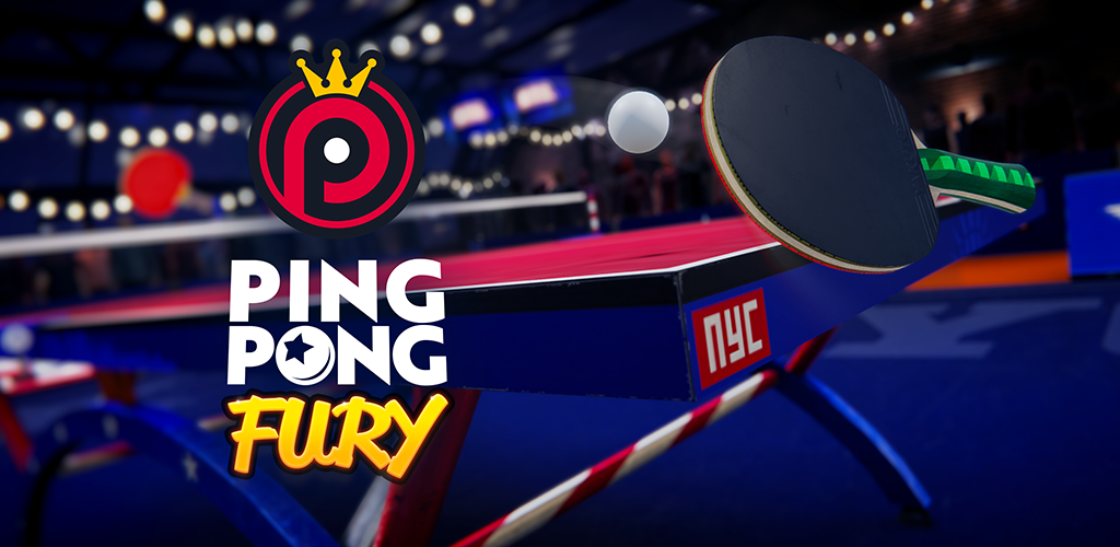welcome page of Ping Pong Fury mod apk