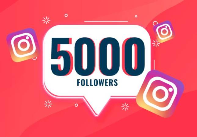 5000 Followers on Instagram