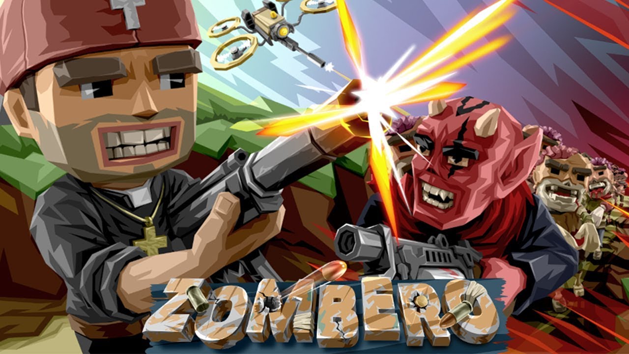 Welcome page of Zombero mod apk