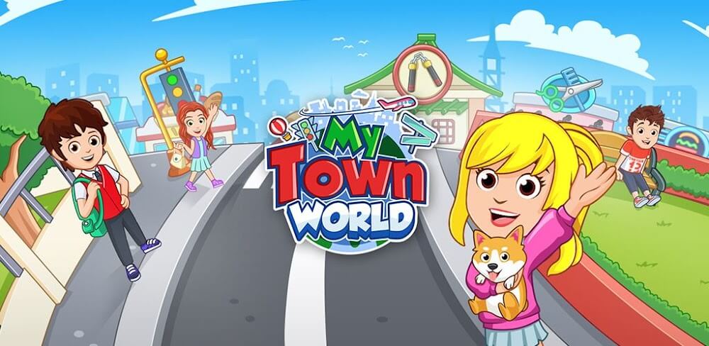 my town world mod apk welcome page
