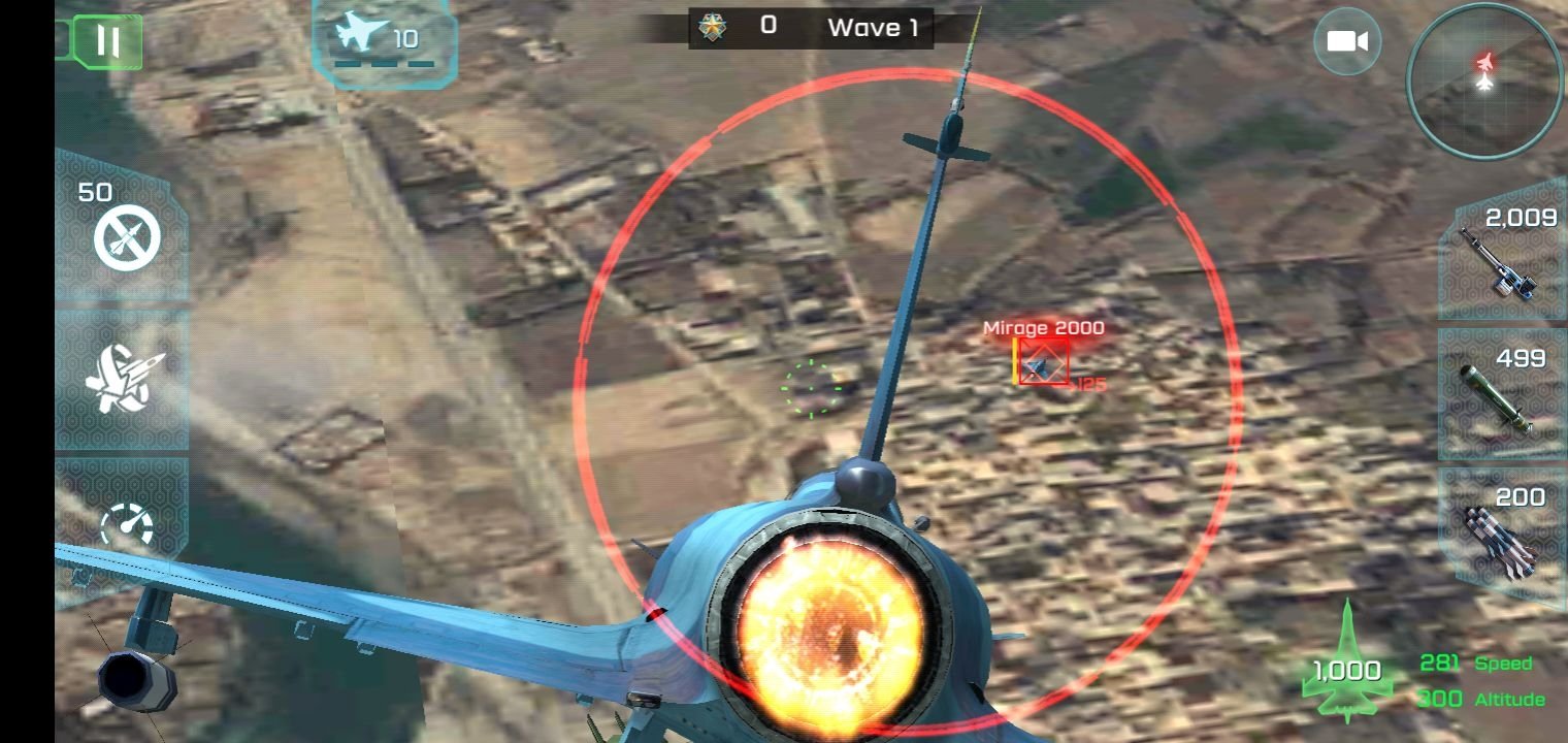 take target from jet