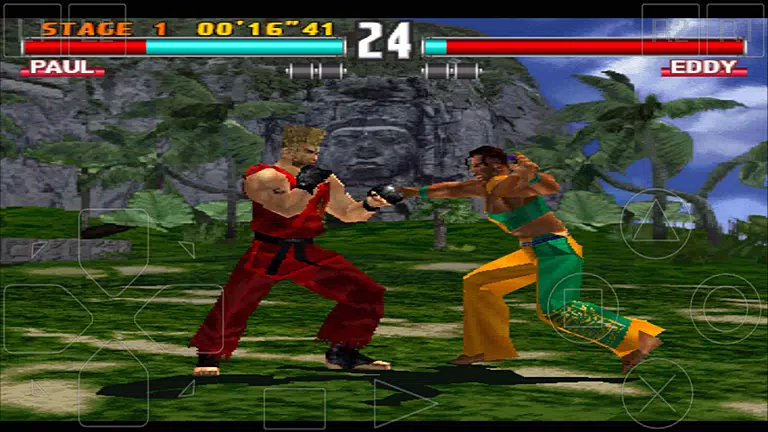 Paul vs eddy fight in tekken 3 mod apk