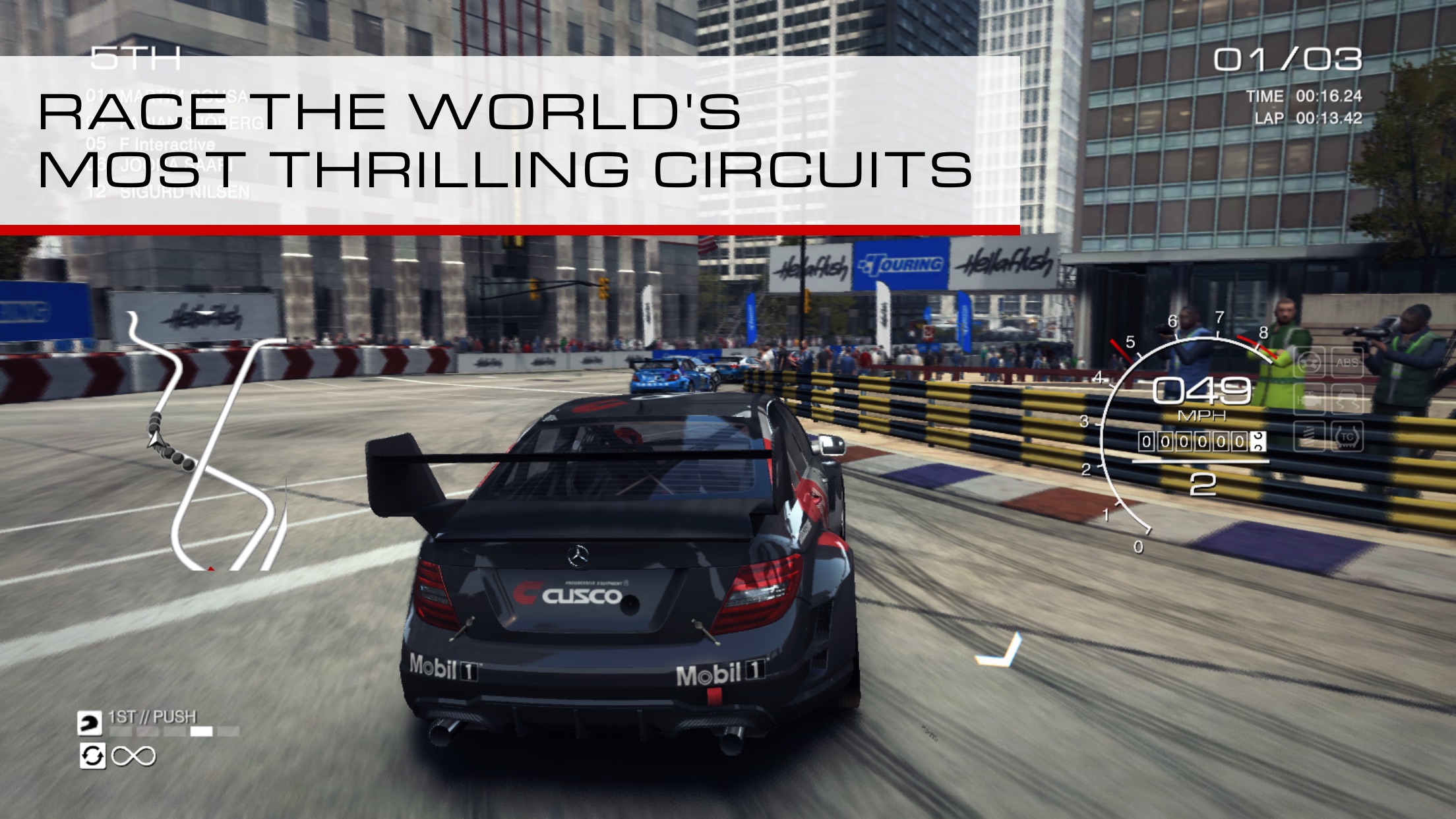 Racing gameplay