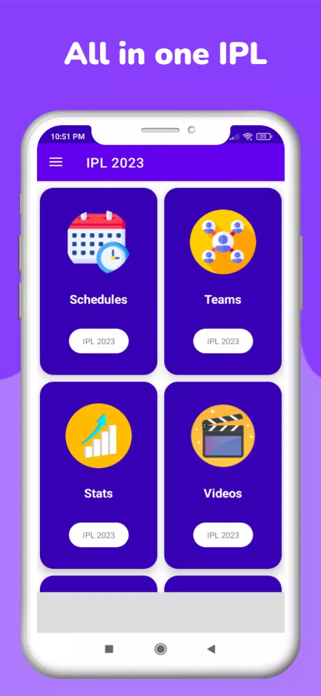All in one app for IPL